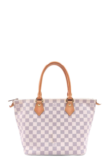 Damier Azur Saleya PM White Brown