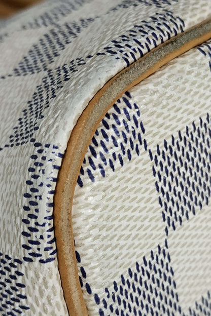 Damier Azur Saleya PM White Brown
