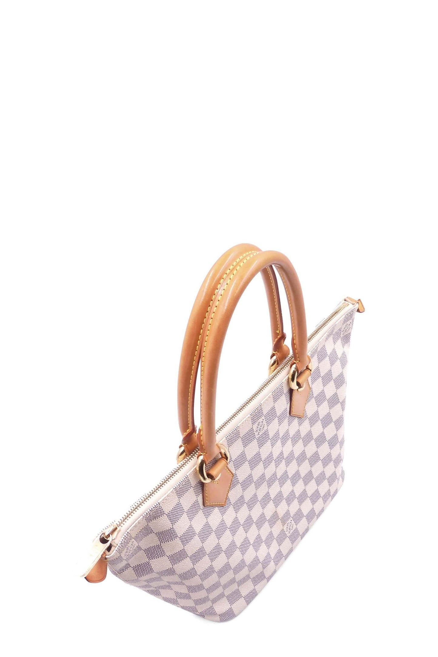 Damier Azur Saleya PM White Brown
