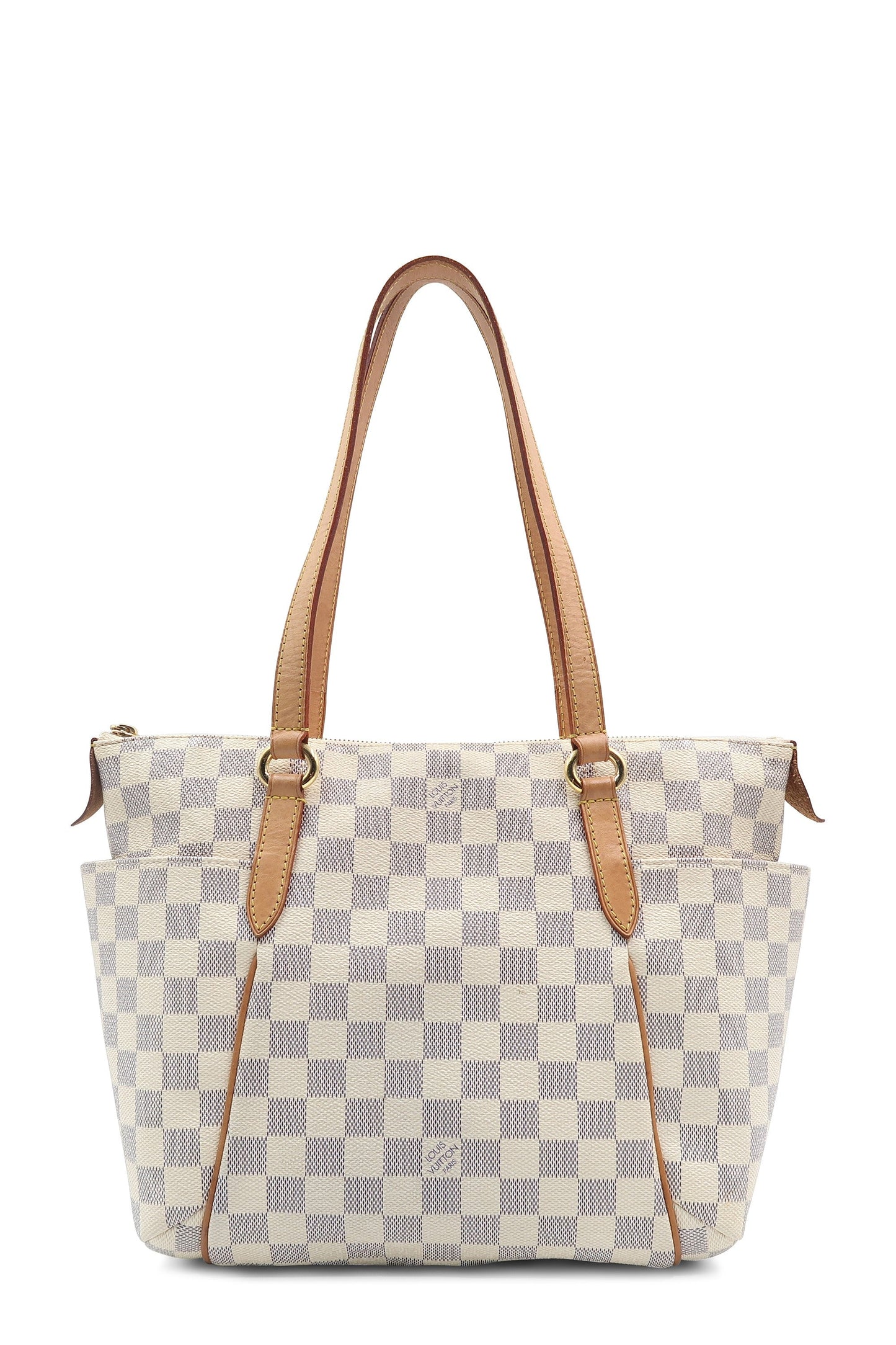 Damier Azur Totally PM White