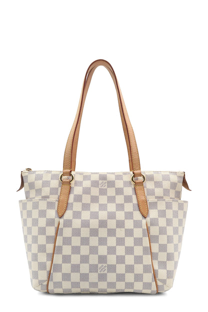 Damier Azur Totally PM White