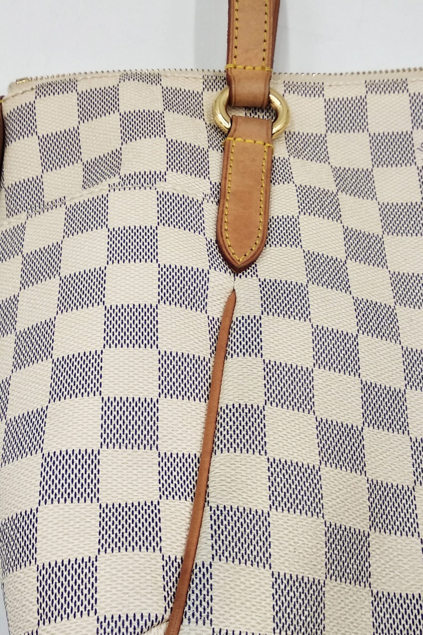 Damier Azur Totally PM White