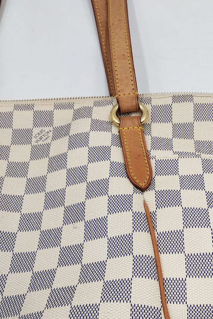 Damier Azur Totally PM White