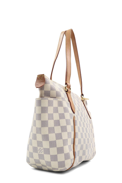 Damier Azur Totally PM White