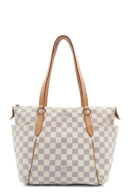 Damier Azur Totally PM White