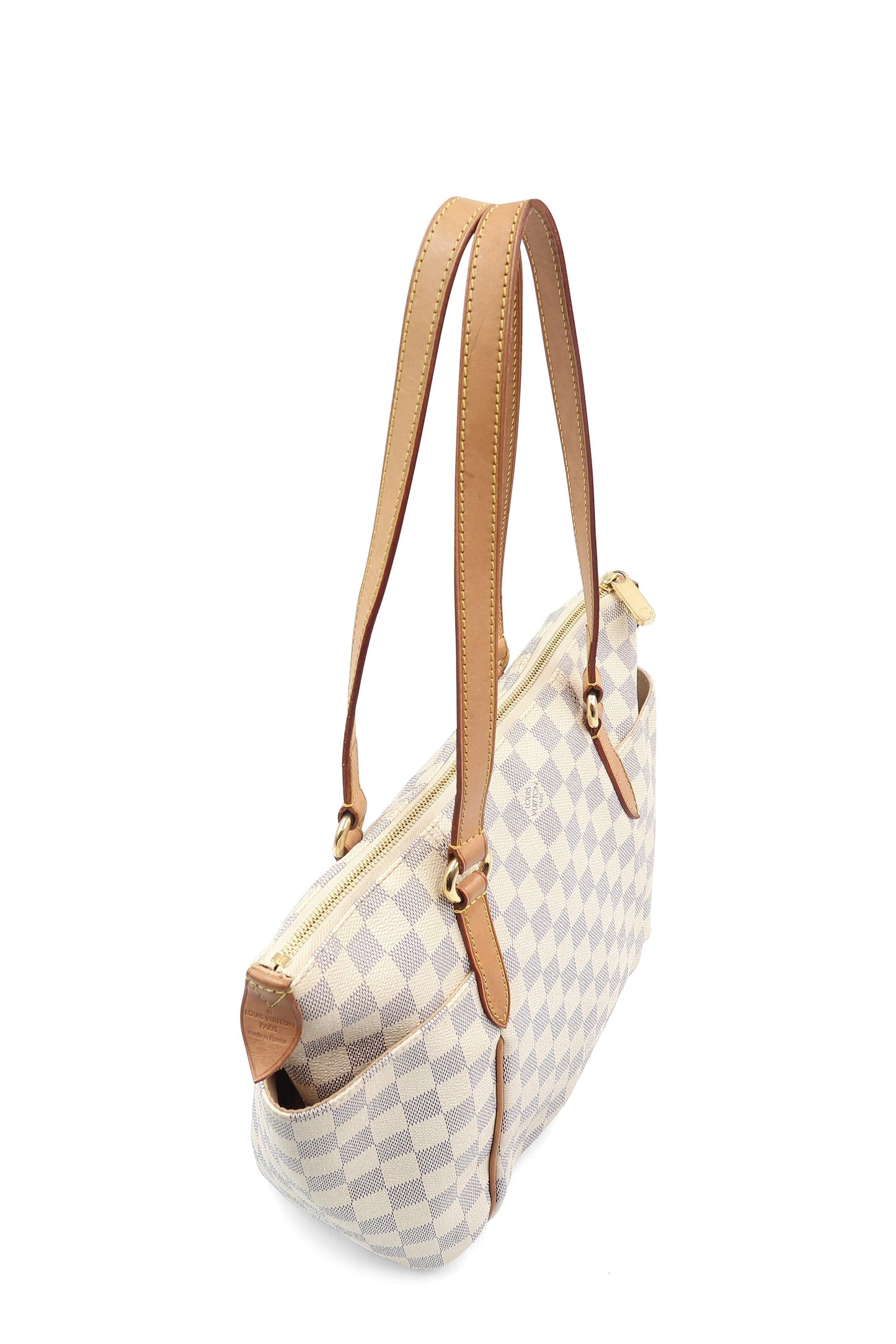 Damier Azur Totally PM White