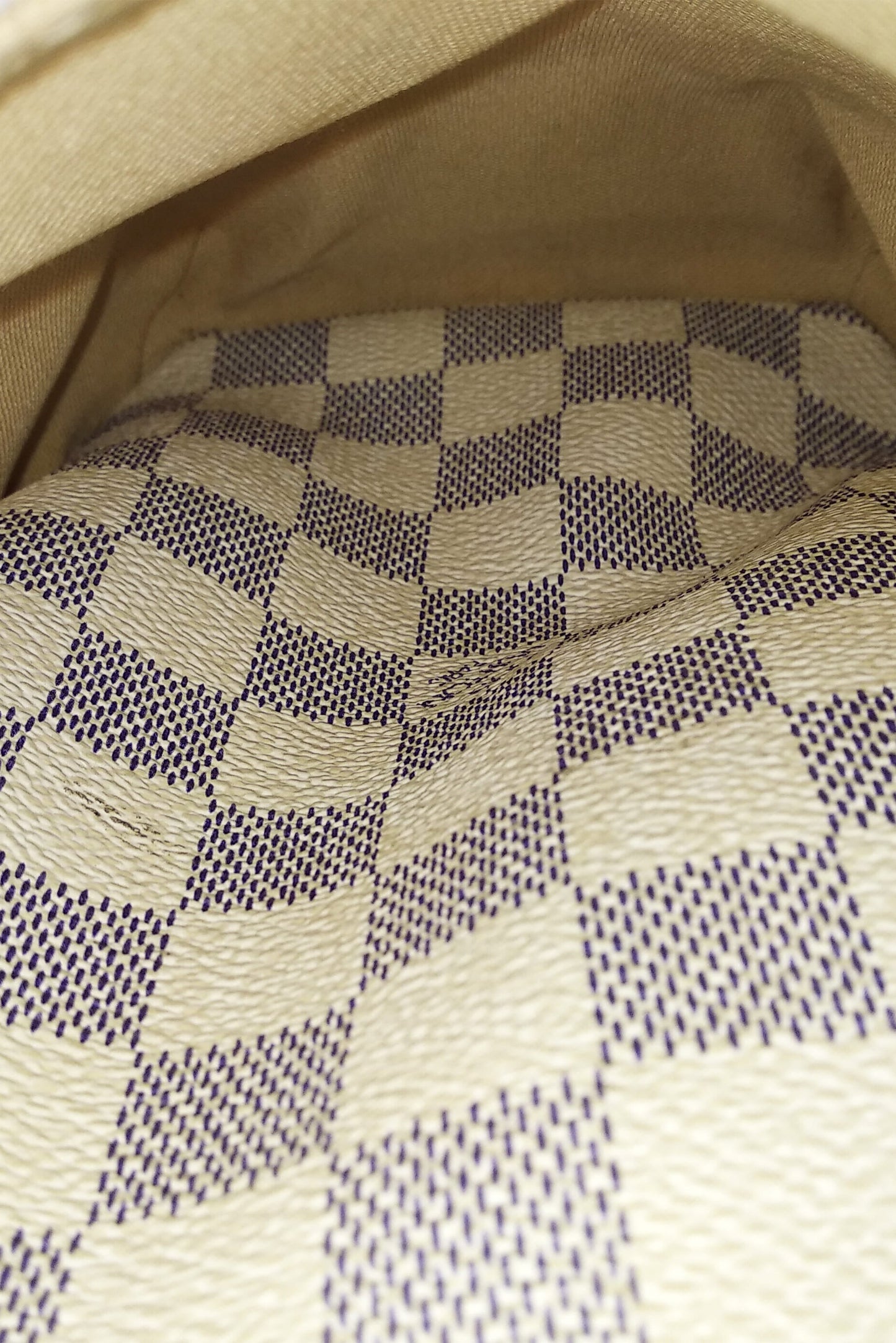 Damier Azur Totally PM White
