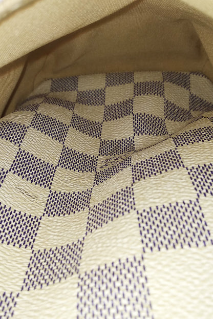 Damier Azur Totally PM White