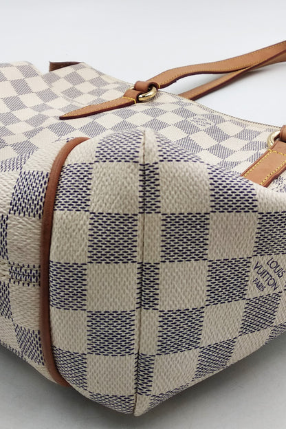 Damier Azur Totally PM White