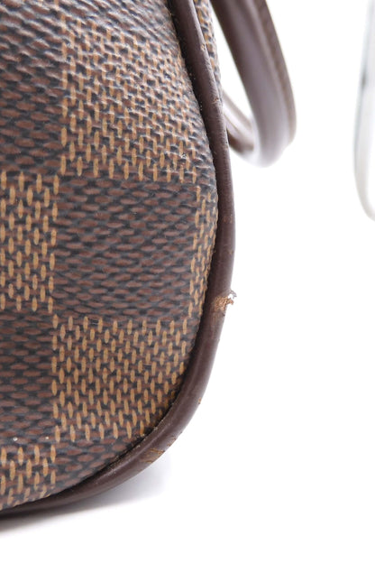 Damier Ebene Duomo Handle Bag Brown