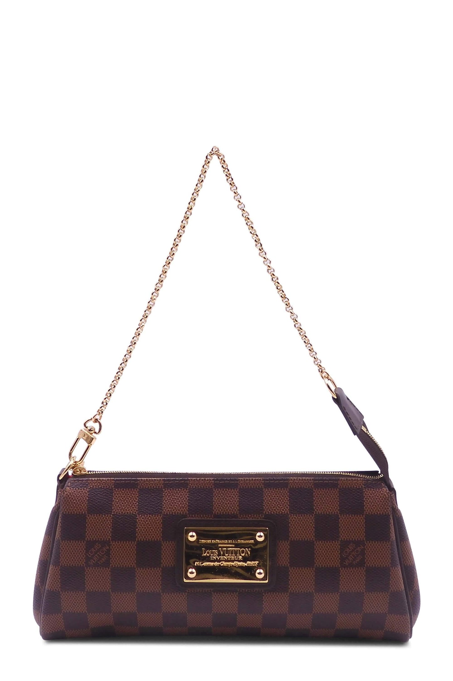 Damier Ebene Eva Pochette Brown