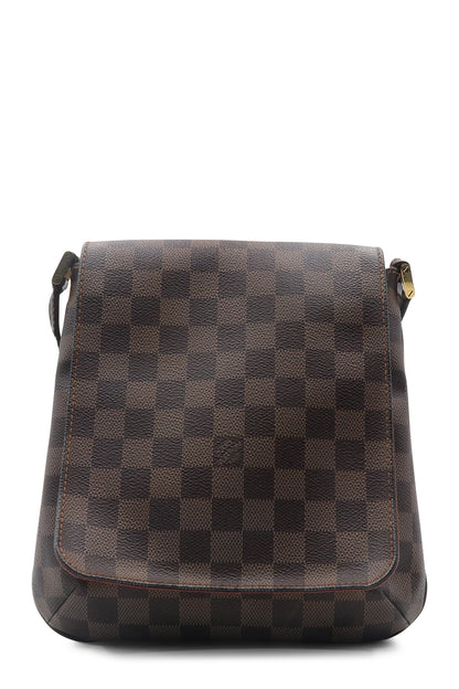 Damier Ebene Musette Salsa PM Brown