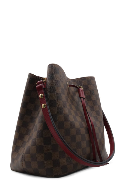 Damier Ebene NeoNoe MM Brown Red
