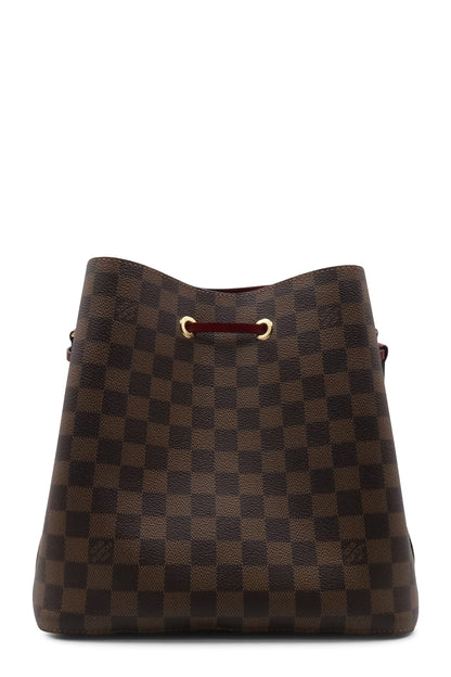 Damier Ebene NeoNoe MM Brown Red