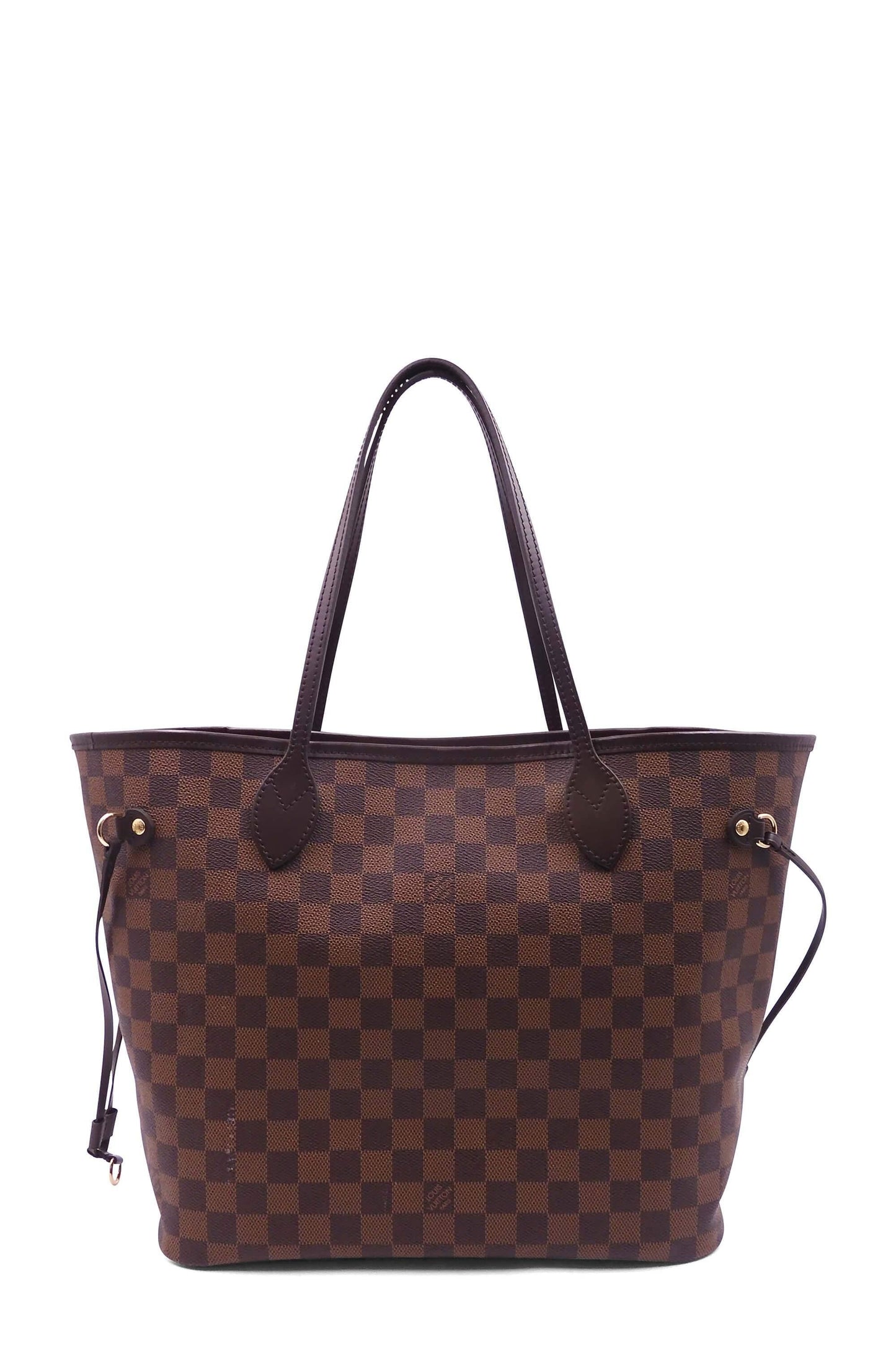 Damier Ebene Neverfull MM with Pouch Brown
