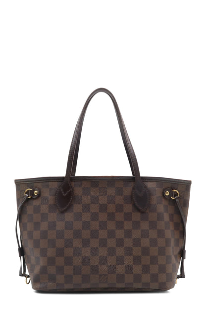 Damier Ebene Neverfull PM Brown