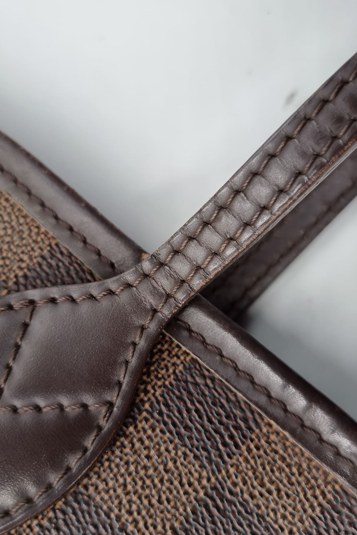 Damier Ebene Neverfull PM Brown