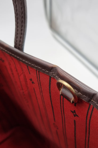 Damier Ebene Neverfull PM Brown