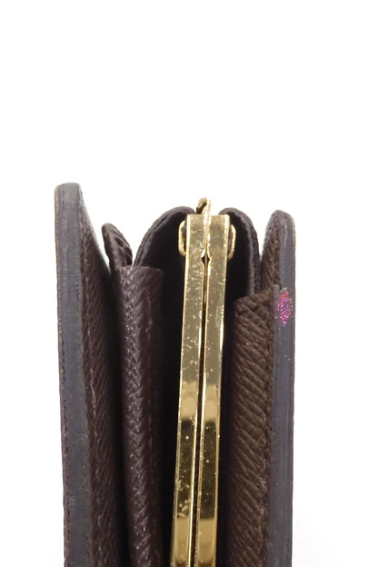 Damier Ebene Viennois Wallet Brown