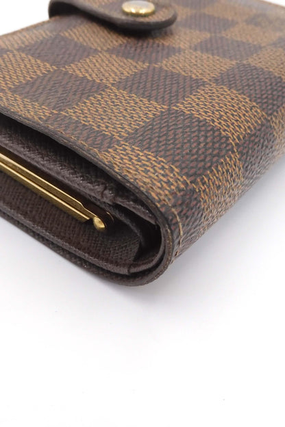 Damier Ebene Viennois Wallet Brown