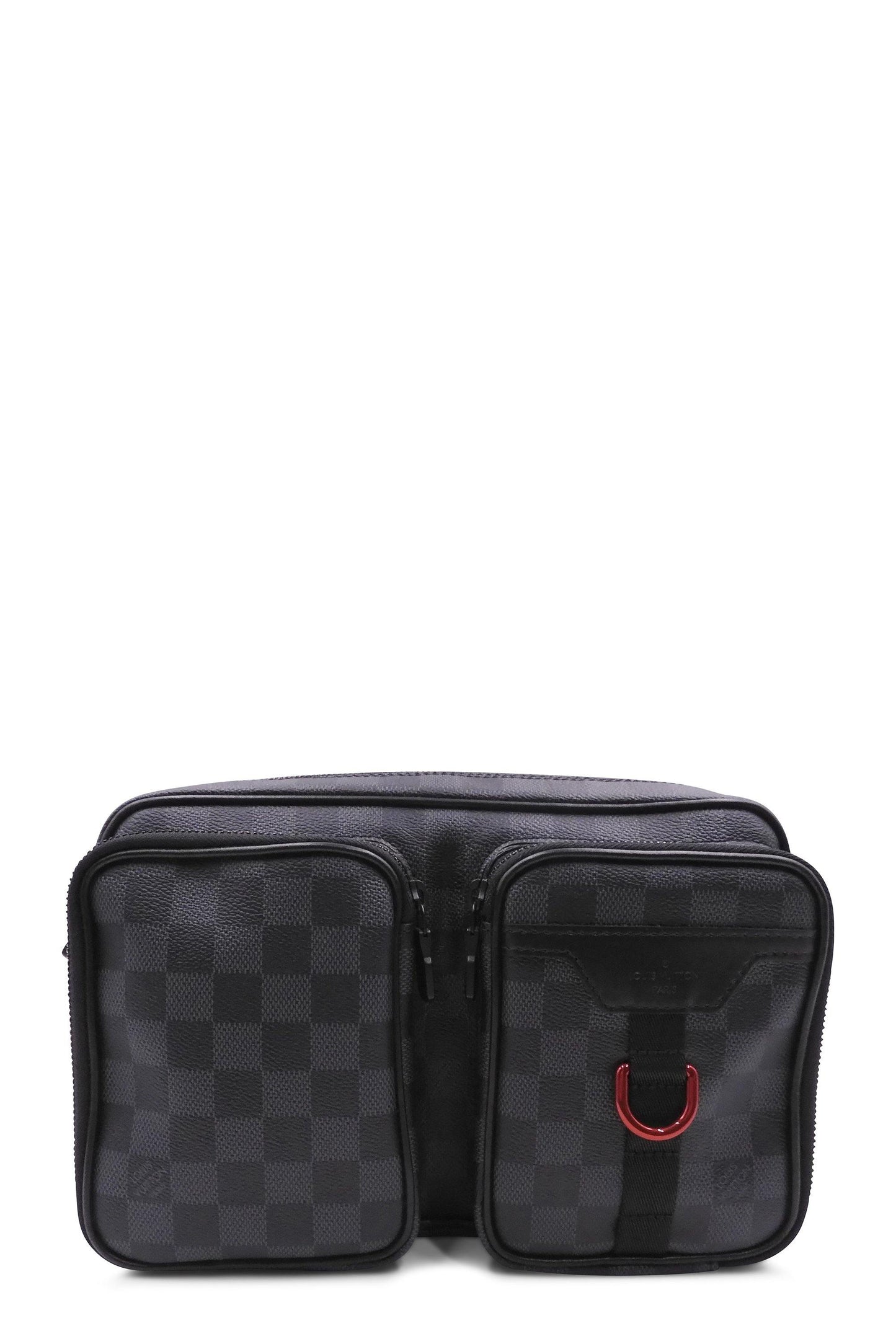 Damier Graphite Utility Messenger Black