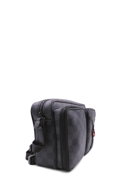 Damier Graphite Utility Messenger Black