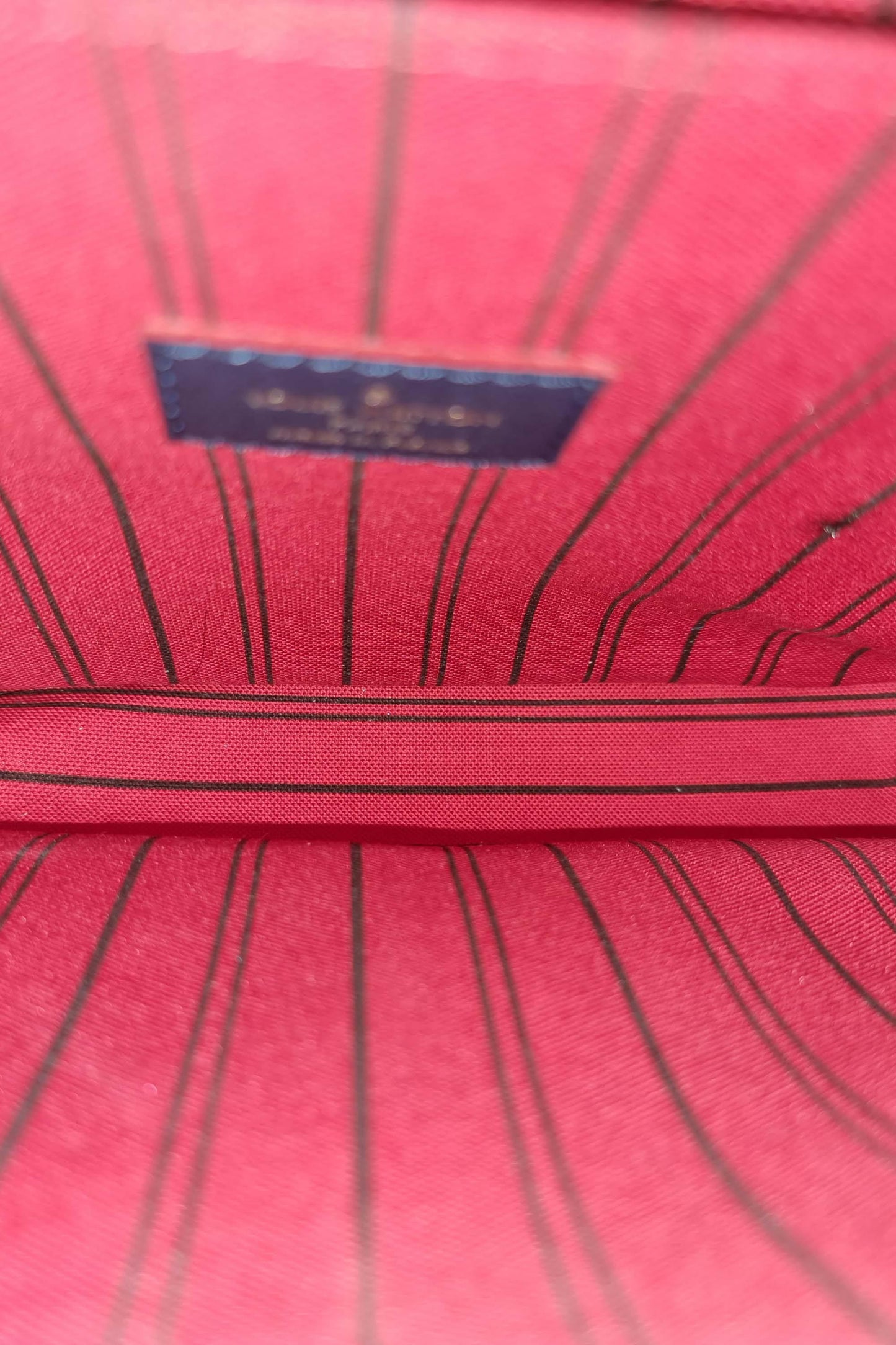 Empreinte Pochette Metis Marine Rouge