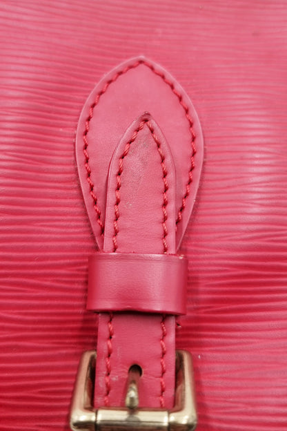 Epi Petit Bucket Tote Red