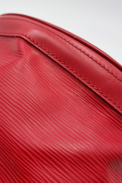 Epi Petit Bucket Tote Red