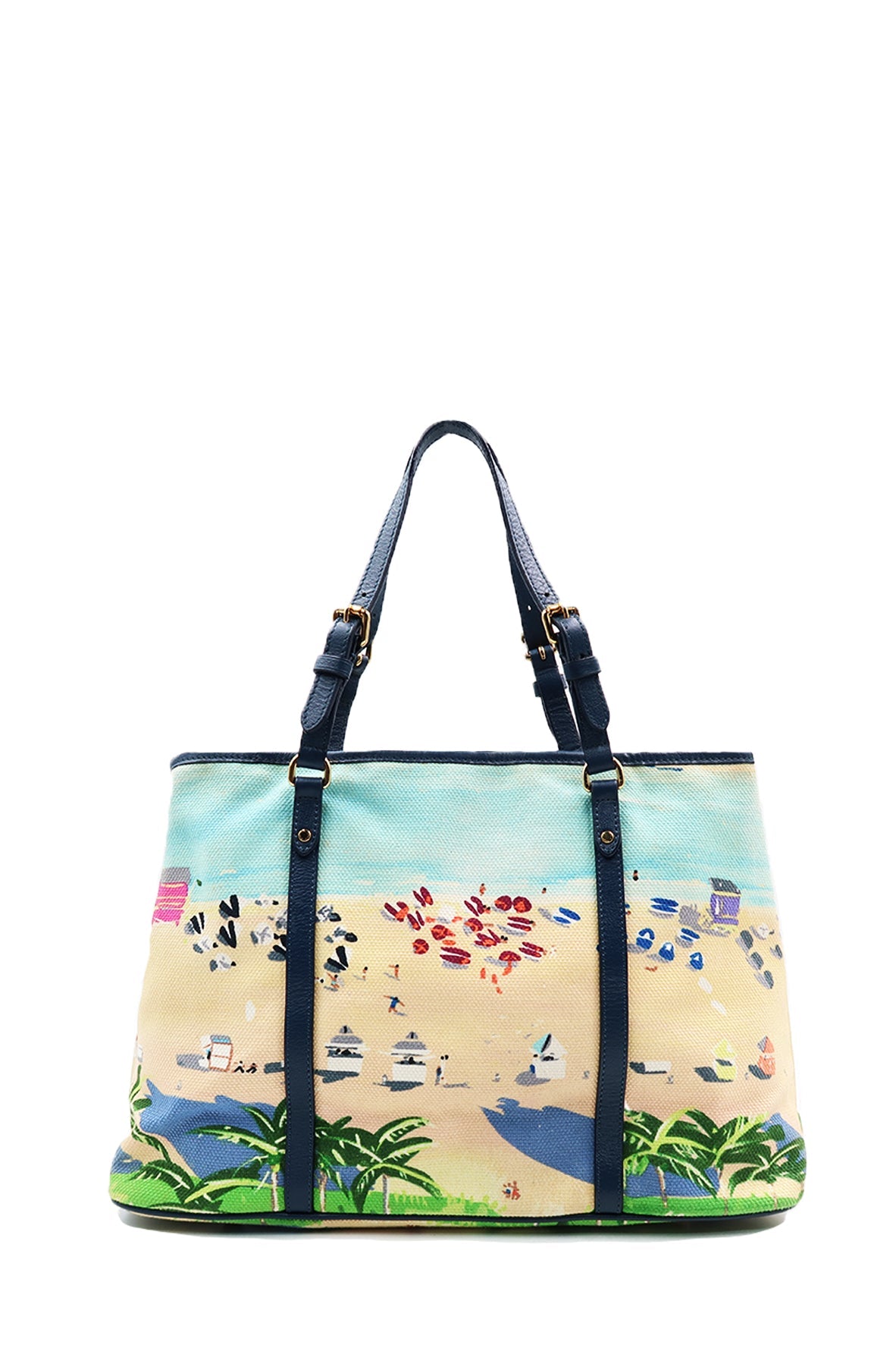 Escale Canvas Ailleurs Cabas PM Multicolor