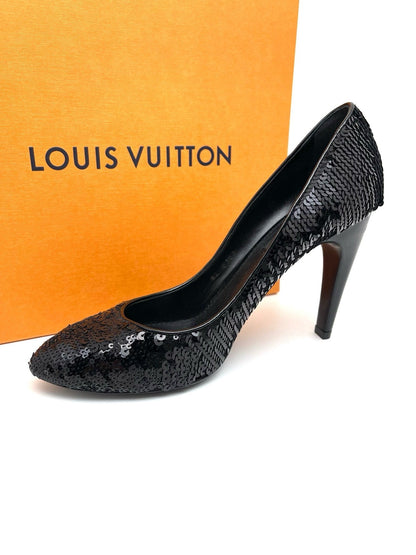 Louis Vuitton - Escarpins à sequins T.39