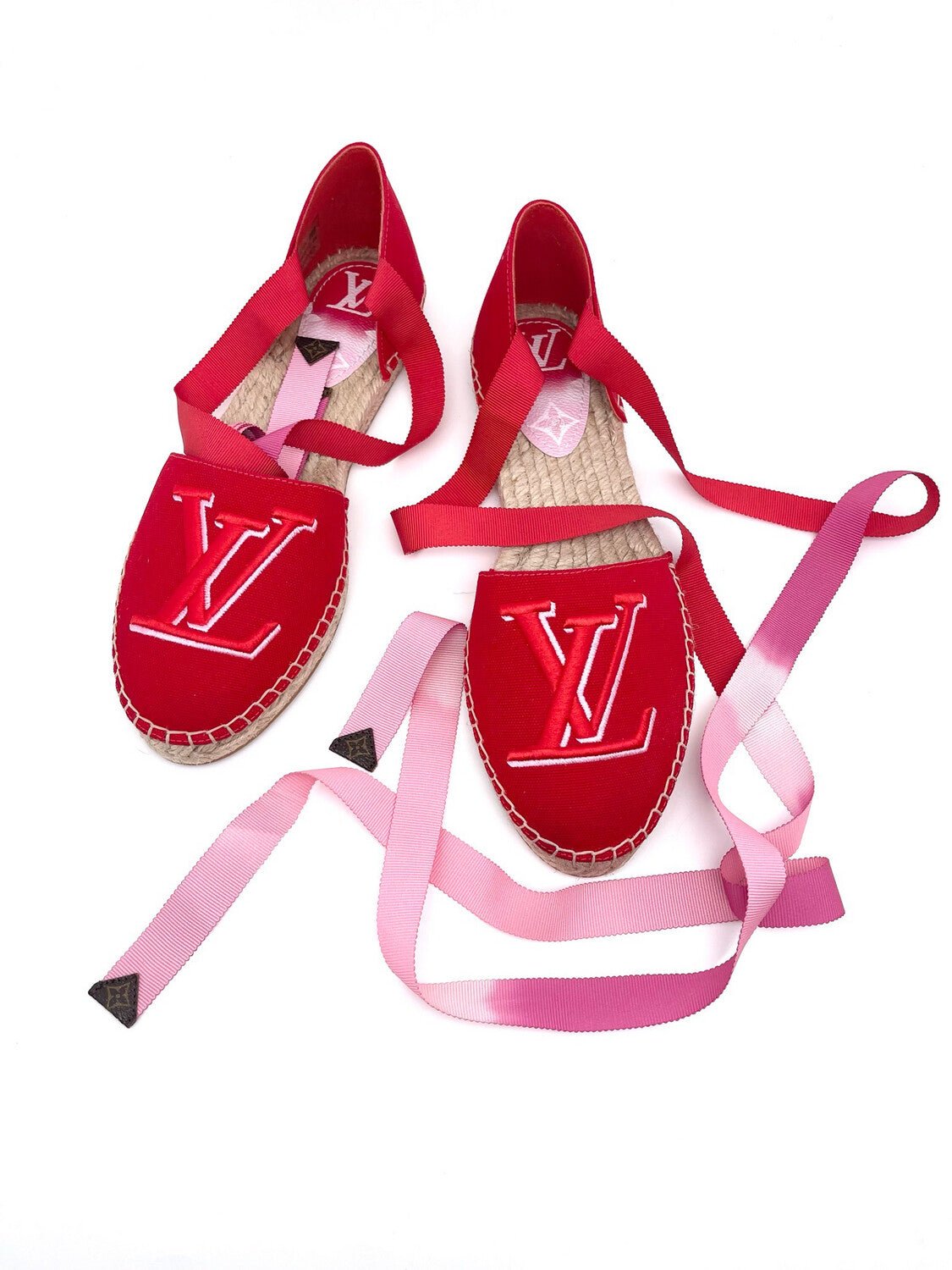 Louis Vuitton - Espadrilles à lacets Escale Starboard T.38