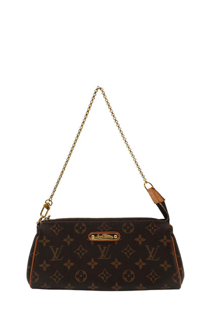 Eva Pochette Clutch Monogram with Strap Multicolor