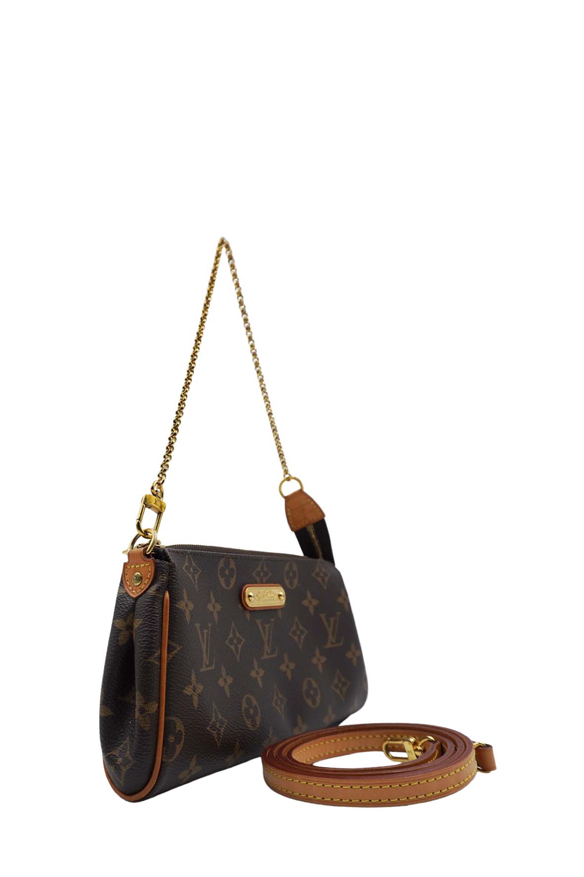 Eva Pochette Clutch Monogram with Strap Multicolor