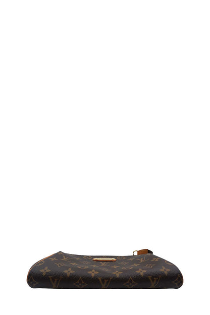 Eva Pochette Clutch Monogram with Strap Multicolor