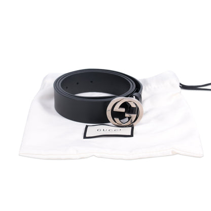 Gucci GG Interlocking Leather Belt