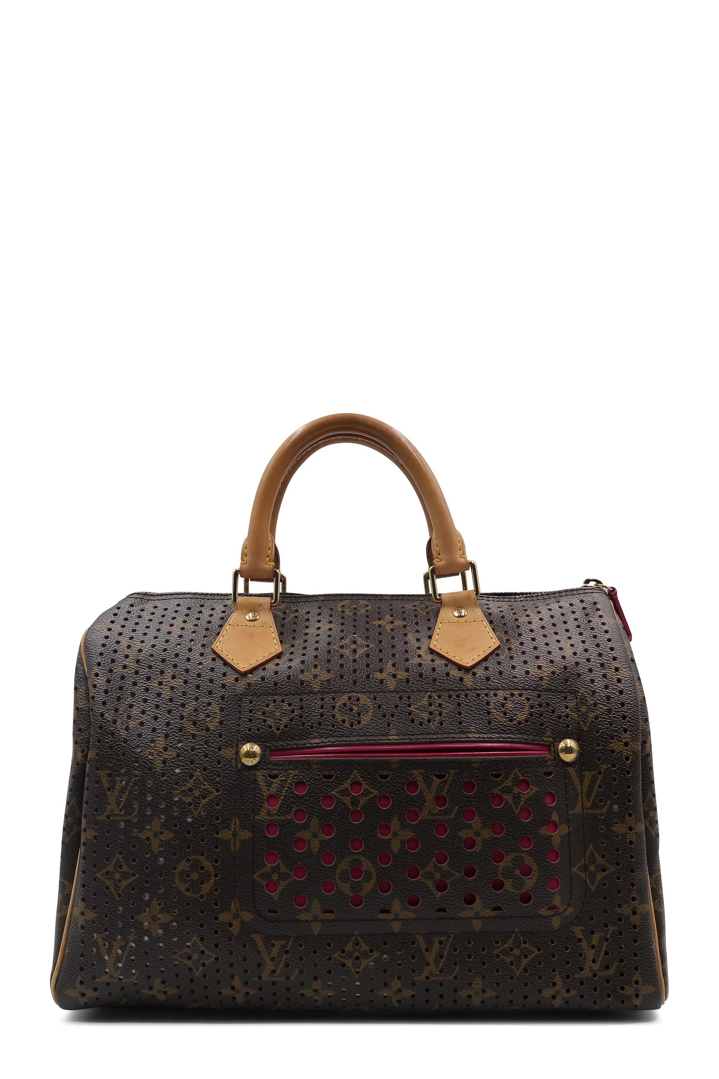 Limited Edition Perforated Speedy 30 Brown Fuschia