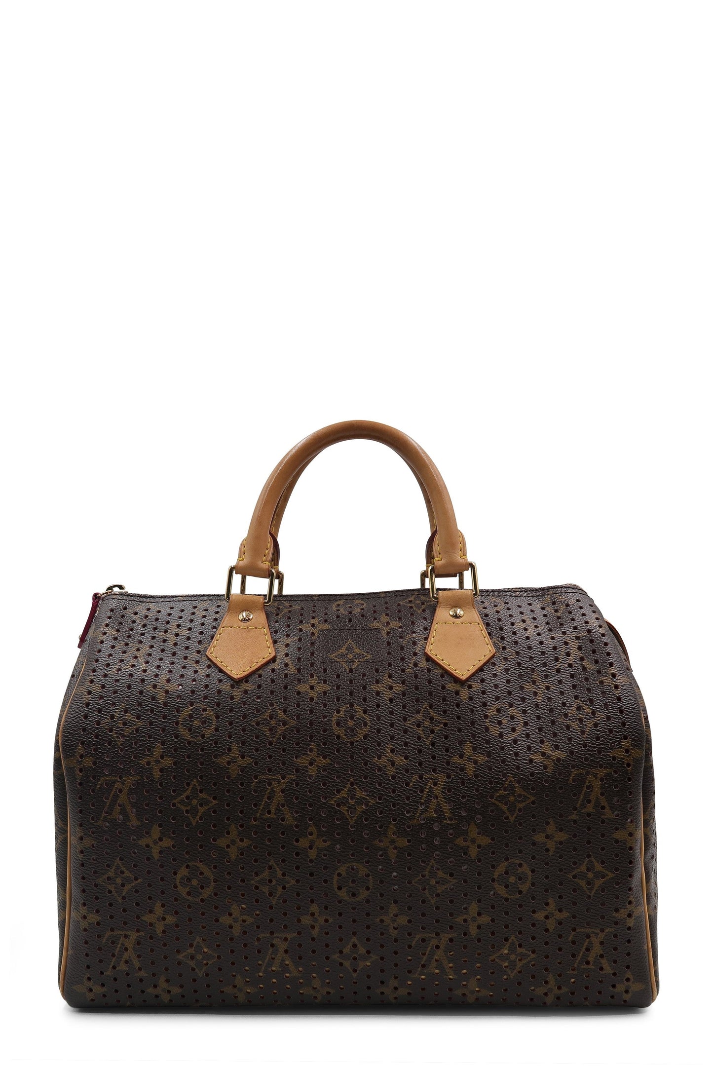Limited Edition Perforated Speedy 30 Brown Fuschia