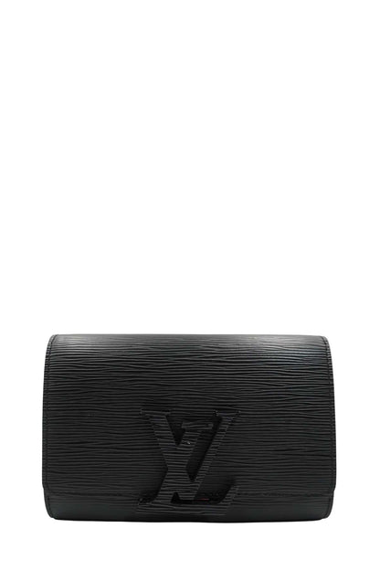 Louise PM Epi Leather Noir Black