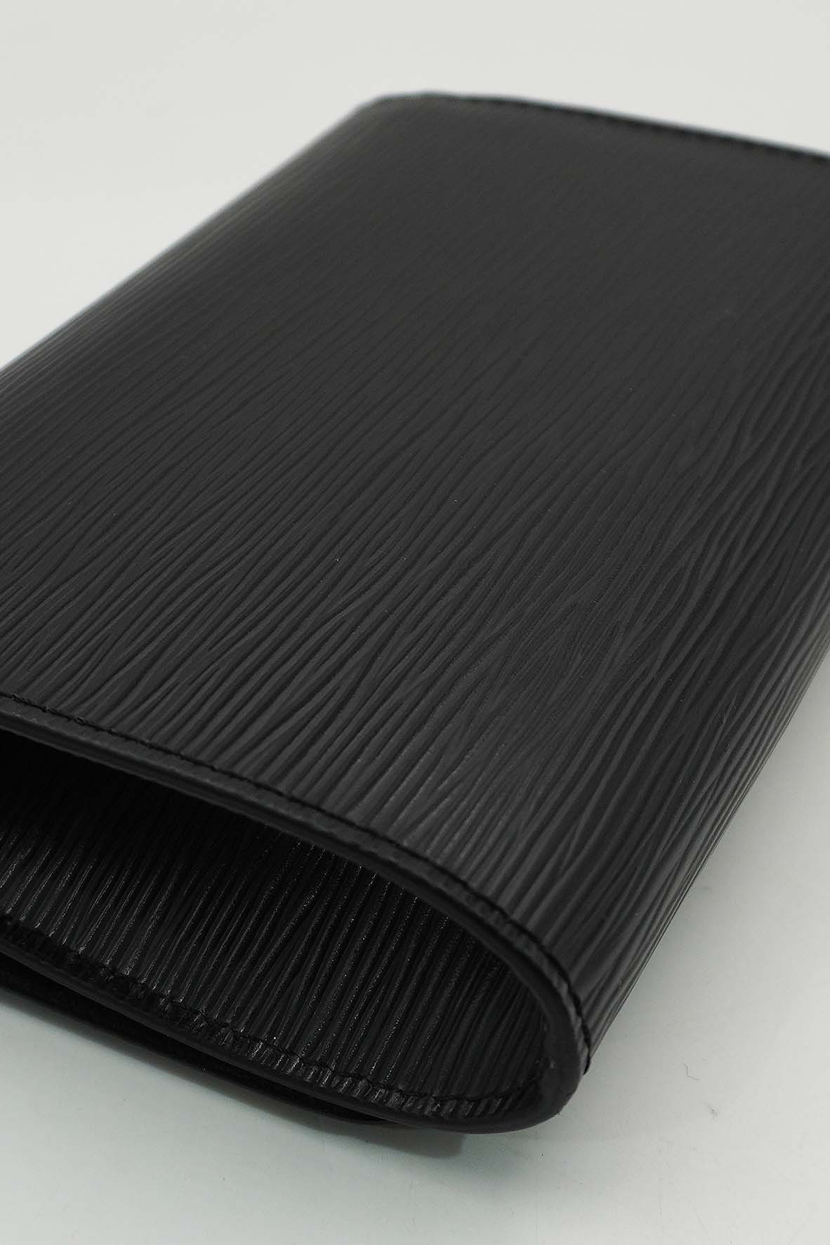Louise PM Epi Leather Noir Black