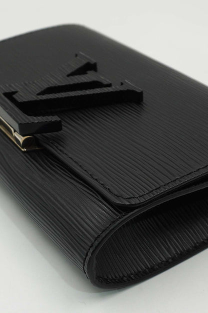 Louise PM Epi Leather Noir Black