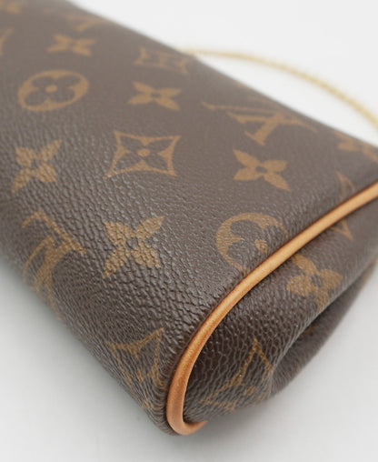 LV Monogram Eva Pochette Vintage Brown
