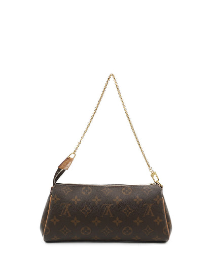 LV Monogram Eva Pochette Vintage Brown