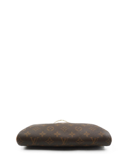LV Monogram Eva Pochette Vintage Brown