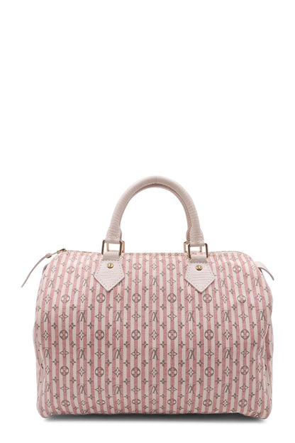 Mini Lin Croisette Speedy 30 Pink Off-White