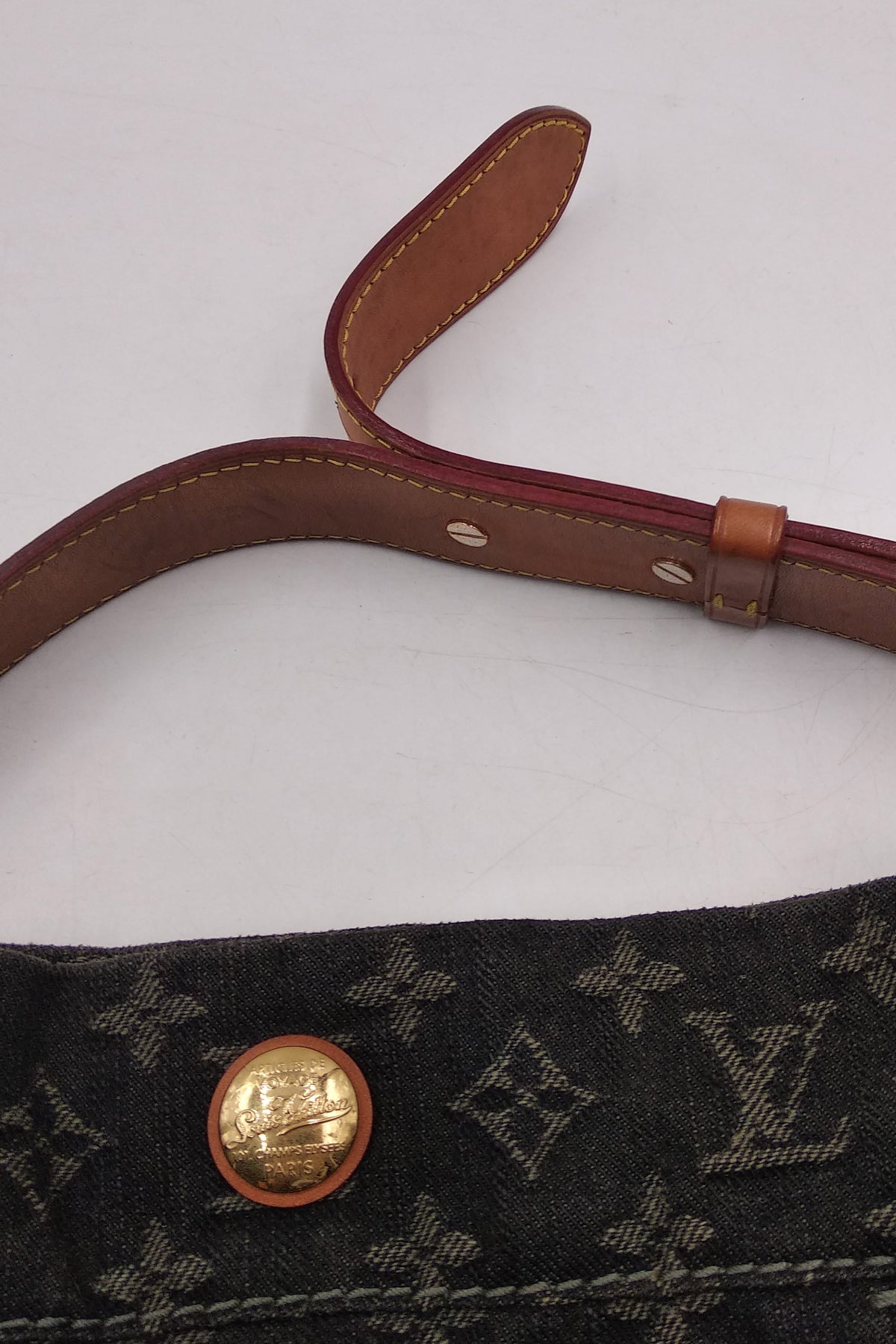 Monogram Denim Daily PM Black