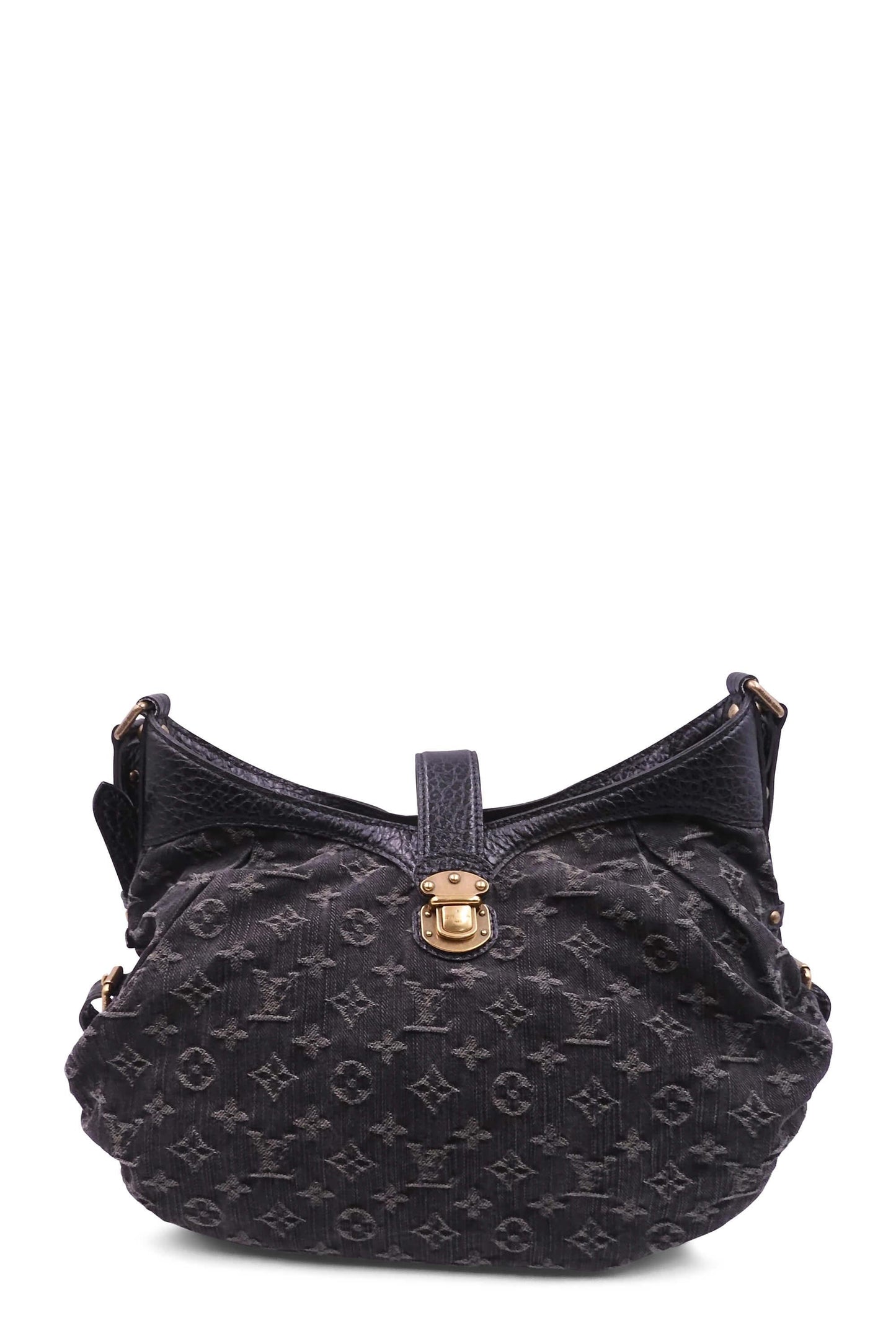Monogram Denim XS Bag Black