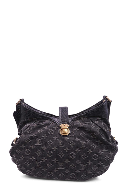 Monogram Denim XS Bag Black