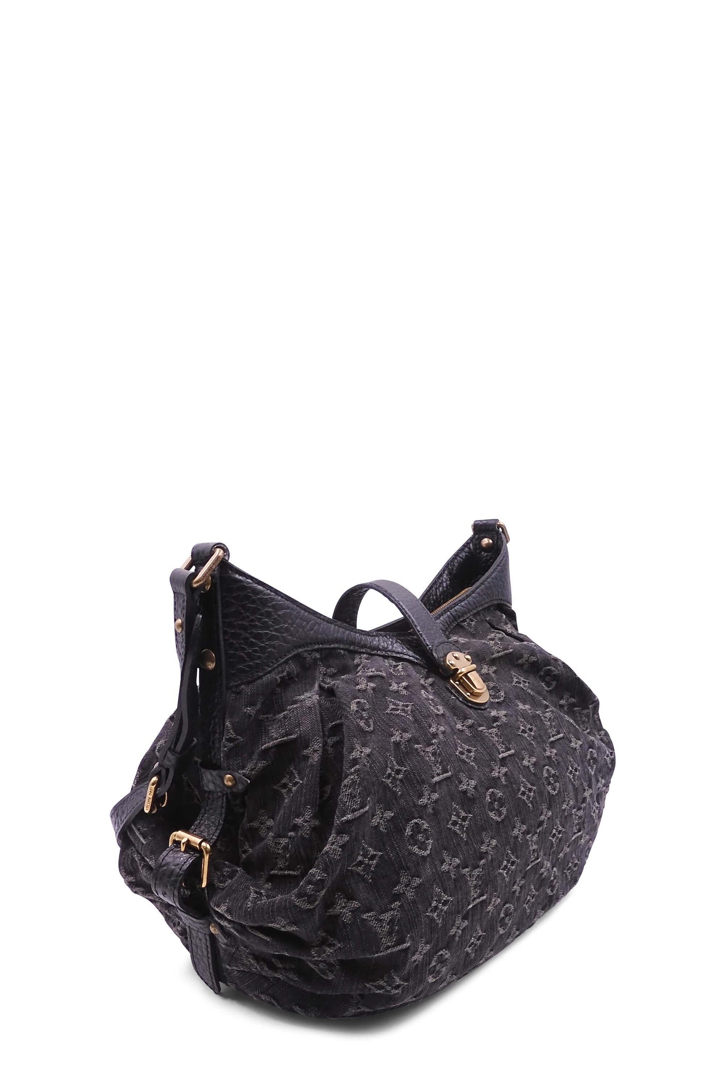 Monogram Denim XS Bag Black