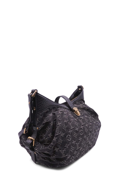 Monogram Denim XS Bag Black